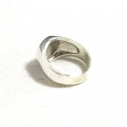 Anello massonico smaltato ovale