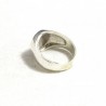 Anello massonico smaltato ovale