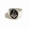 Anello massonico smaltato ovale