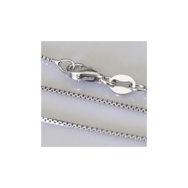 Catena veneziana rodiata pesante