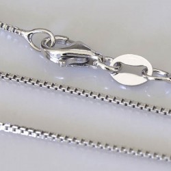 Catena veneziana rodiata pesante