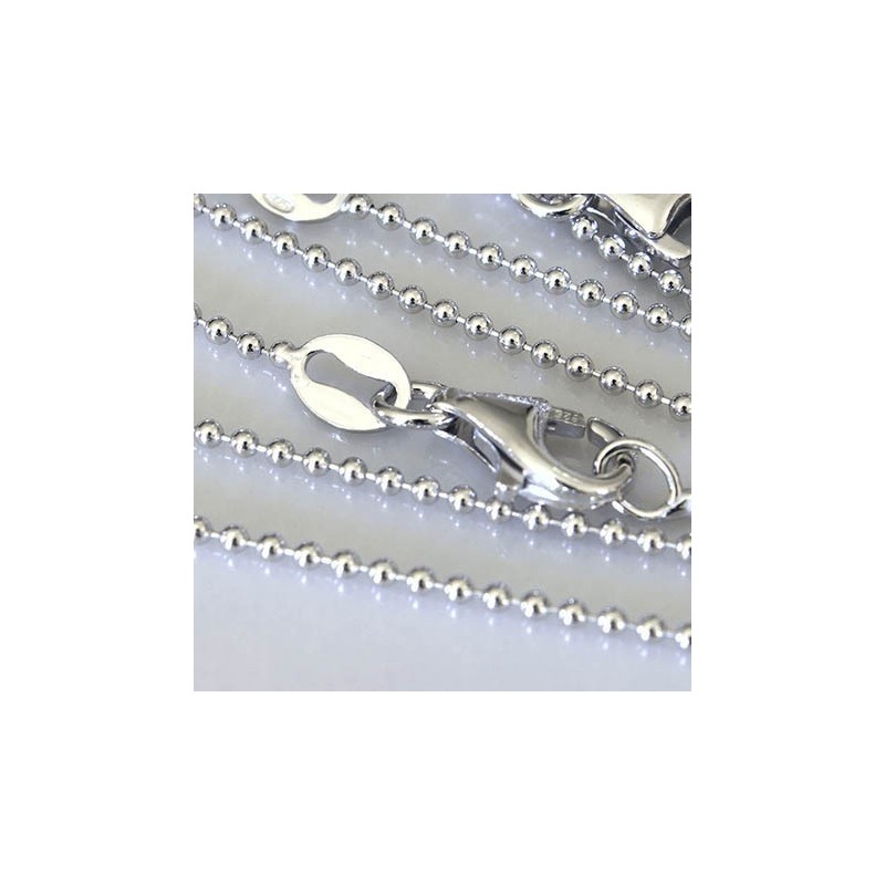 Catena microsfere lucide mm.1