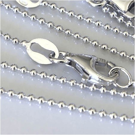 Catena microsfere lucide mm.1