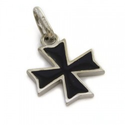 Croce templare smaltata piccola