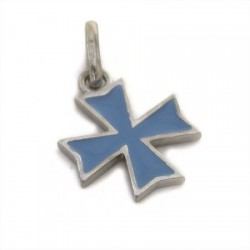 Croce templare smaltata piccola