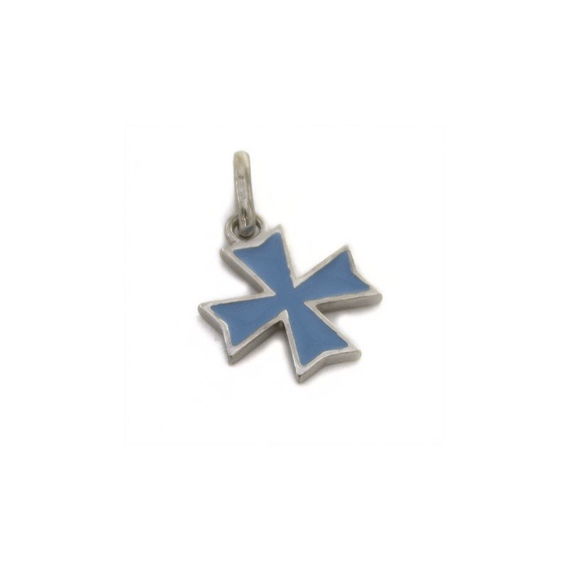 Croce templare smaltata piccola