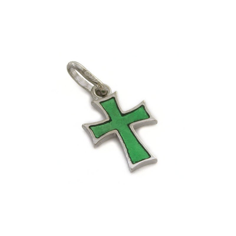 Croce templare smaltata piccola