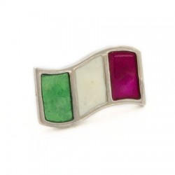 Bandiera italiana spilla smaltata