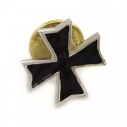 Spilla Croce Templare quadrata