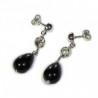 Orecchini goccia onice nero piccolo