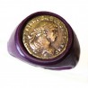 Anello uomo moneta romana piccola