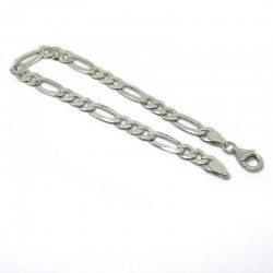 Bracciale uomo tre+uno piatta mm.6
