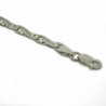 Bracciale maglia pinzetta schiacciata