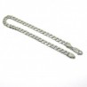 Bracciale uomo gourmette piatta mm.5