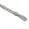Bracciale uomo gourmette piatta mm.5