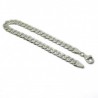 Bracciale uomo gourmette piatta mm.6