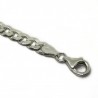 Bracciale uomo gourmette piatta mm.6