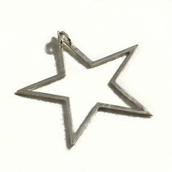 Stella 5 punte con occhielli, retro