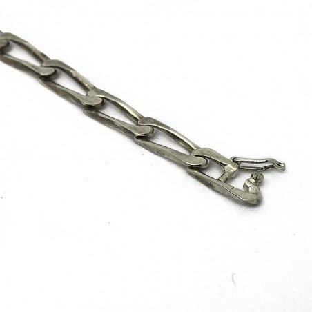 Bracciale gourmette allungata mm.6