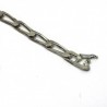 Bracciale gourmette allungata mm.6
