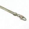 Bracciale donna gourmette schiacciata diamantata