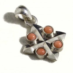 Croce lanceolata corallo rosa