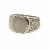 Anello mignolo inciso rotondo