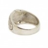 Anello mignolo inciso rotondo