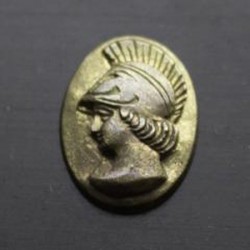 Anello uomo inciso con cameo in bronzo