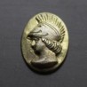 Anello uomo inciso con cameo in bronzo