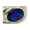 Anello inciso con pietra ovale