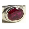 Anello inciso con pietra ovale