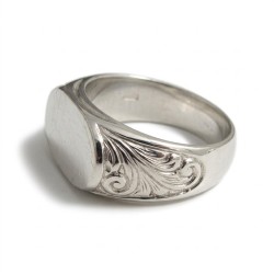 Anello uomo inciso ovale