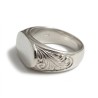 Anello uomo inciso ovale