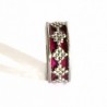 Fedina microsfere rombi, smalto rosso
