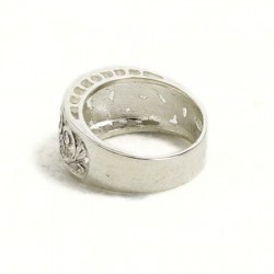 Anello donna inciso con galleria