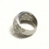 Anello donna inciso con rose