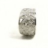 Anello donna inciso con stelle alpine