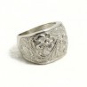 Anello donna inciso, fascia piatta televisore