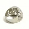 Anello donna inciso, fascia piatta televisore