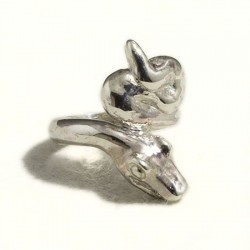 Anello serpente liscio