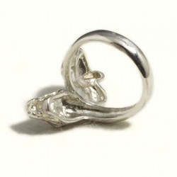 Anello serpente liscio