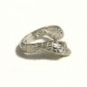Anello serpente texture pelle