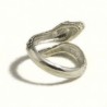 Anello serpente texture pelle