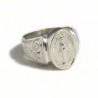 Anello uomo inciso Immacolata Concezione