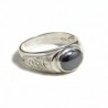 Anello uomo inciso con ematite