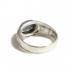 Anello uomo inciso con ematite