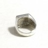 Anello massonico smaltato rettangolare